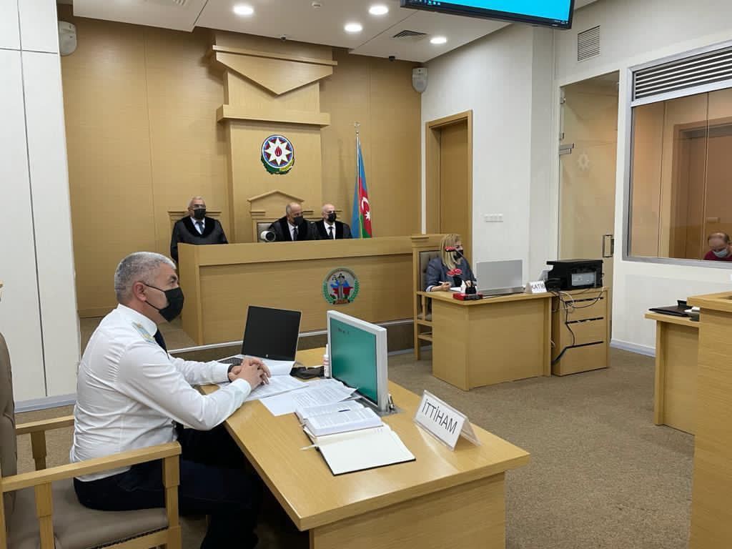 Ombudsman azərbaycanlı əsirlərə işgəncə verən erməni hərbi cinayətkarlarının məhkəməsində iştirak edir (FOTO) - Gallery Image