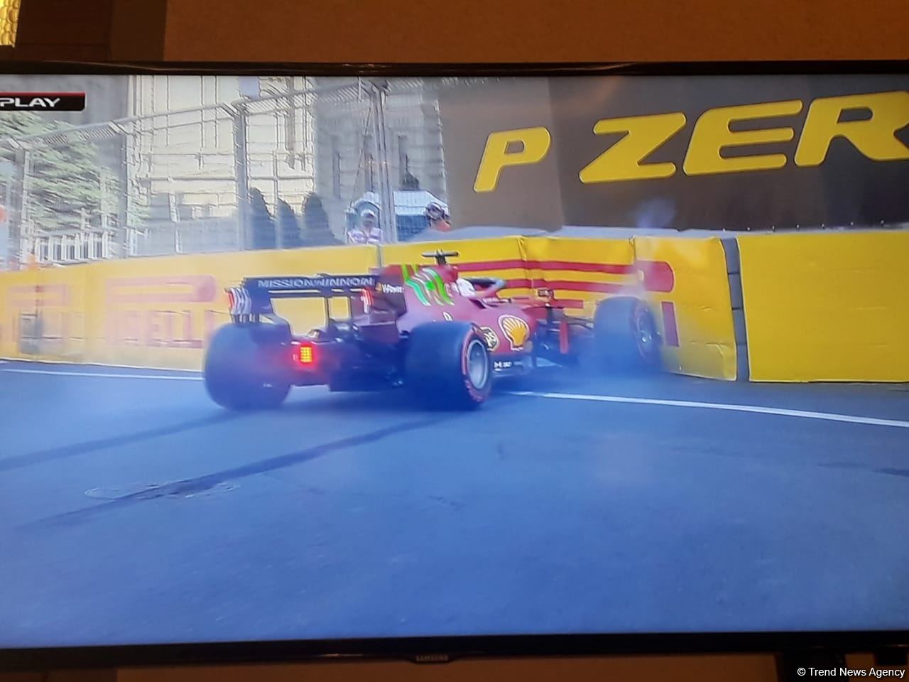Bakıda F1-də növbəti qəza (FOTO) - Gallery Image