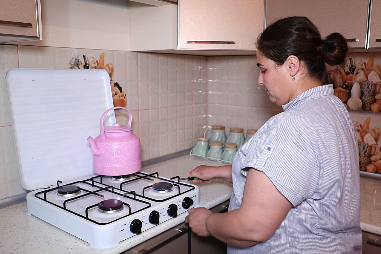 İmişli rayonunda qazlaşma səviyyəsi 94 %-i ötüb (FOTO) - Gallery Image