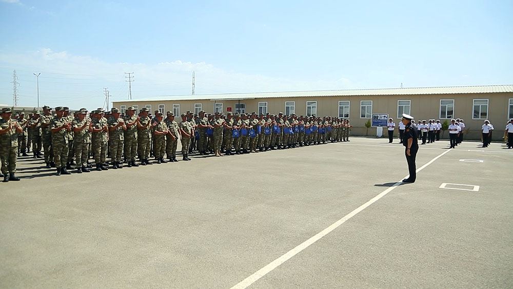 Hərbi Dəniz Qüvvələrində Silahlı Qüvvələr Günü qeyd olunub (FOTO) - Gallery Image
