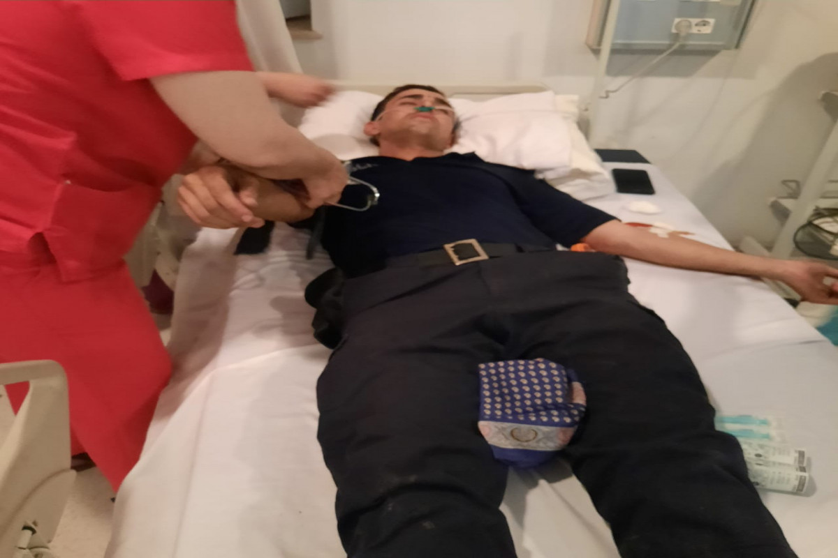İmişlidə bazarda baş verən yanğında 5 polis tüstüdən zəhərlənib