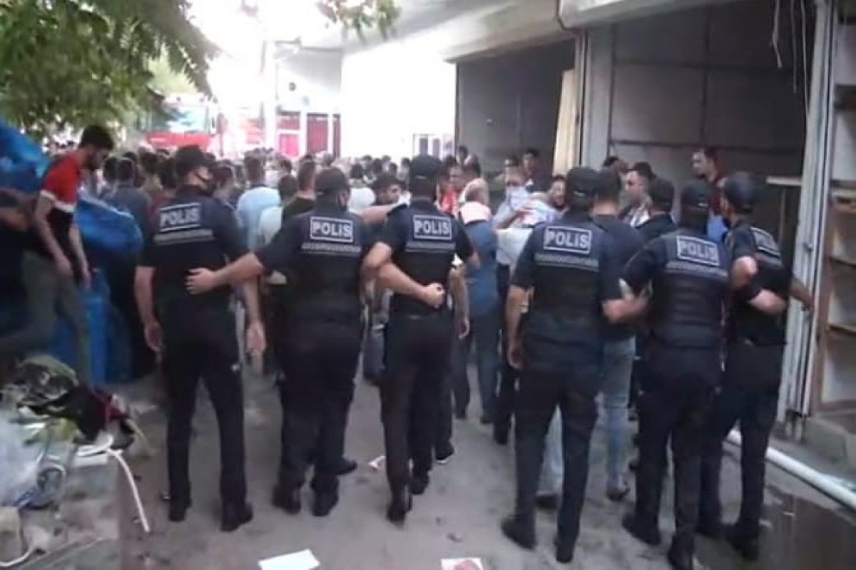 İmişlidə bazarda baş verən yanğında 5 polis tüstüdən zəhərlənib