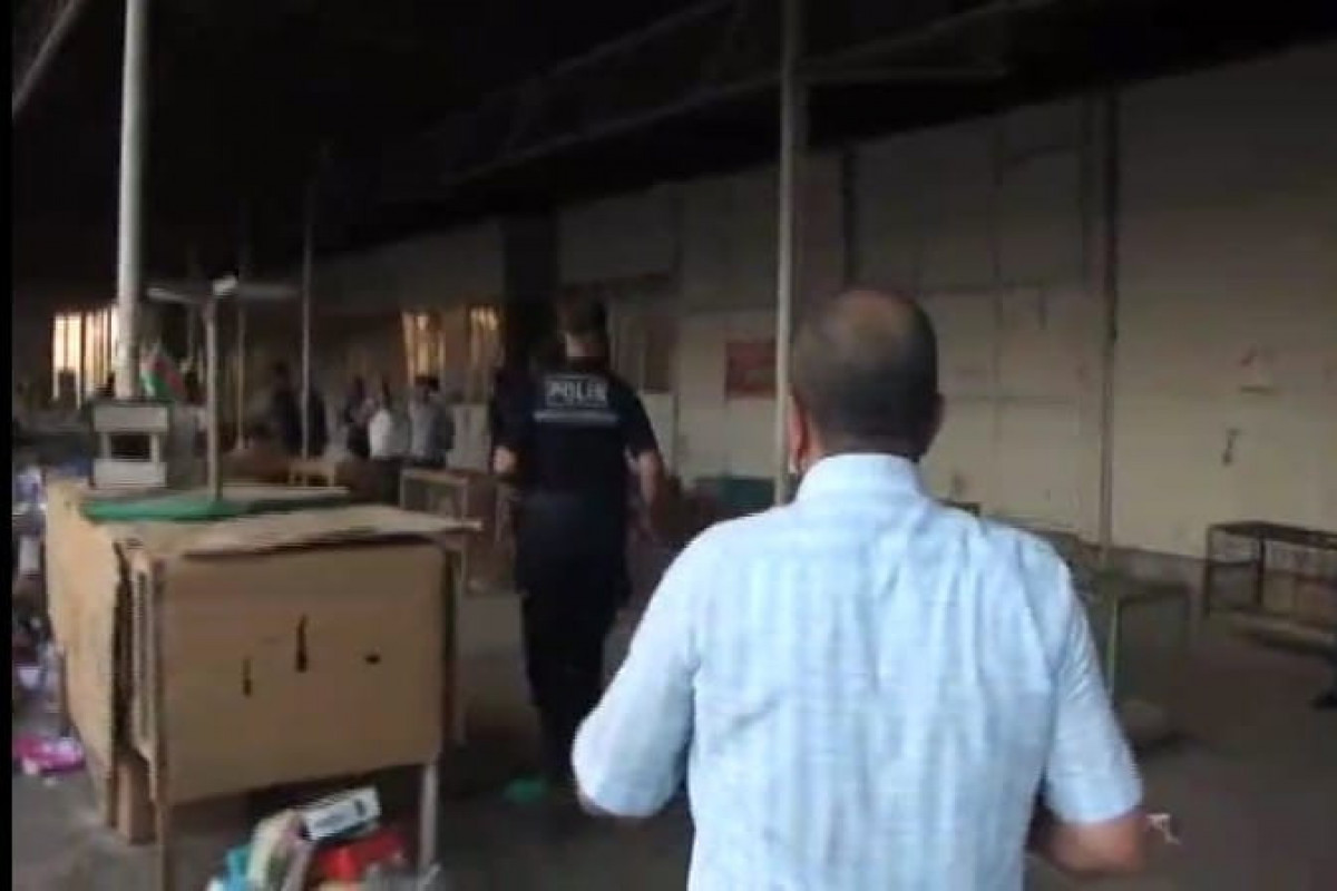 İmişlidə bazarda baş verən yanğında 5 polis tüstüdən zəhərlənib