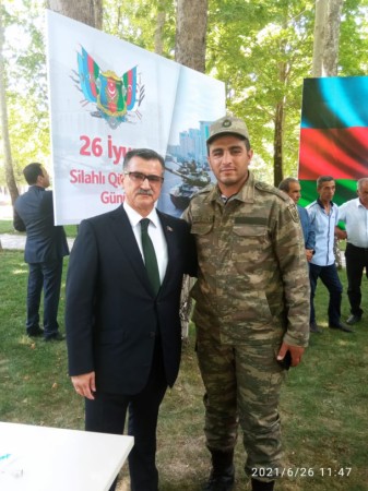 Deputat İsmayıllıda Silahlı Qüvvələr Gününə həsr olunmuş tədbirdə iştirak edib -FOTOLAR
