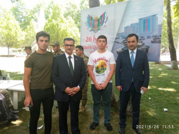 Deputat İsmayıllıda Silahlı Qüvvələr Gününə həsr olunmuş tədbirdə iştirak edib -FOTOLAR