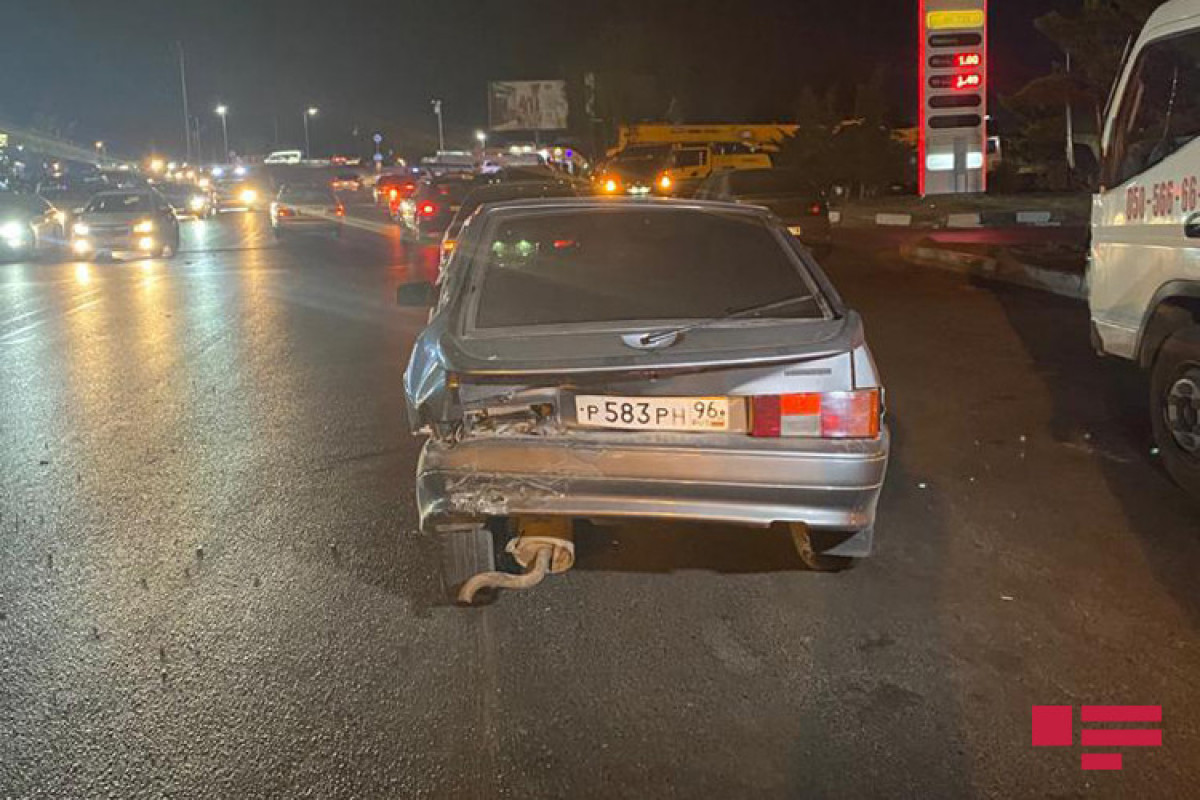 Abşeronda yol qəzası zamanı 1 nəfər xəsarət alıb - <span class=