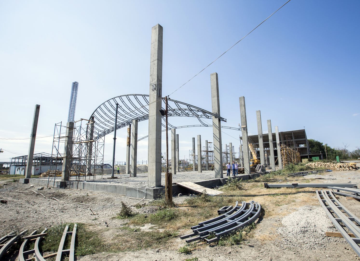 DGK sədri "Xanoba" gömrük postunda tikinti işləri ilə tanış olub (FOTO) - Gallery Image