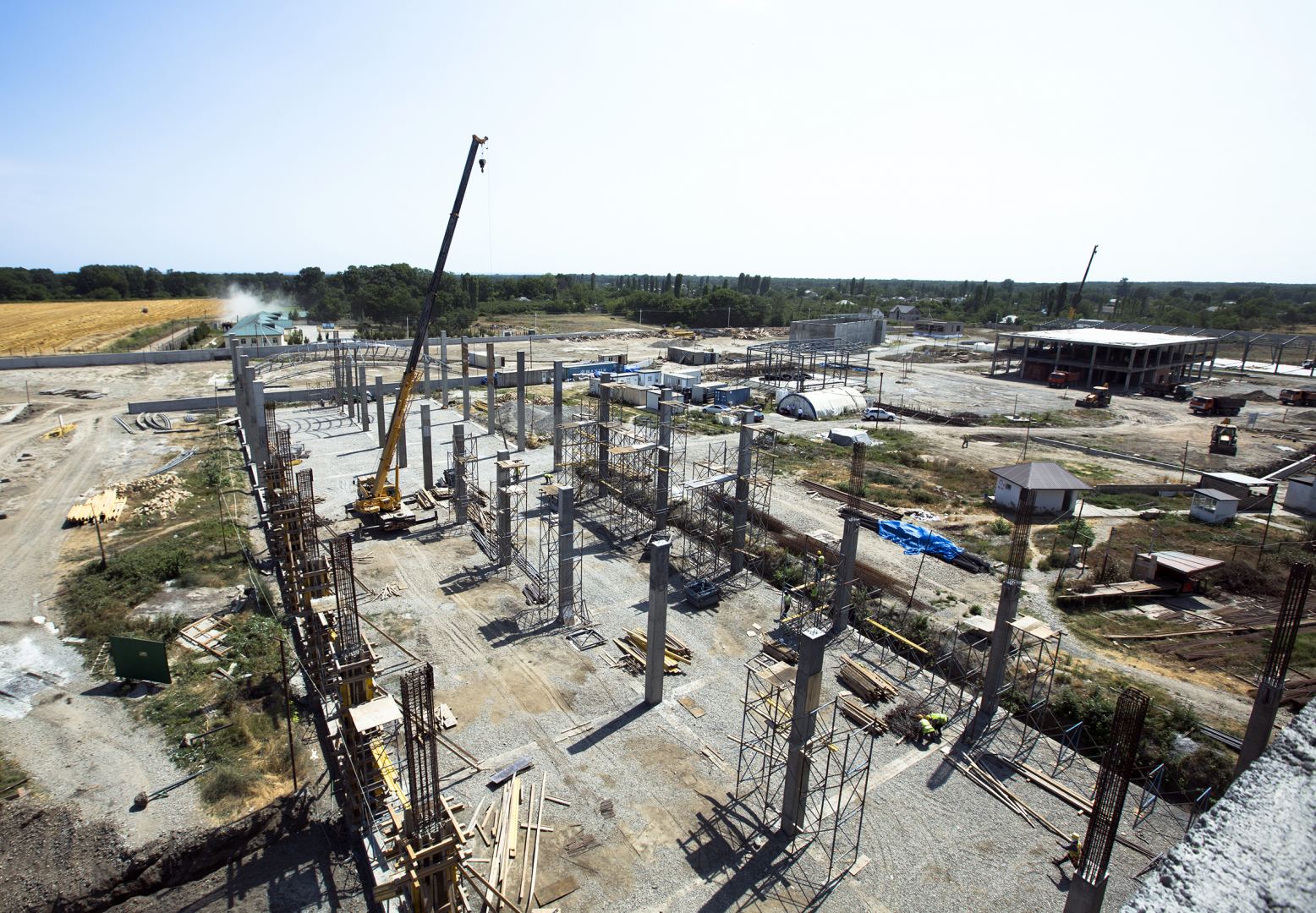 DGK sədri "Xanoba" gömrük postunda tikinti işləri ilə tanış olub (FOTO) - Gallery Image