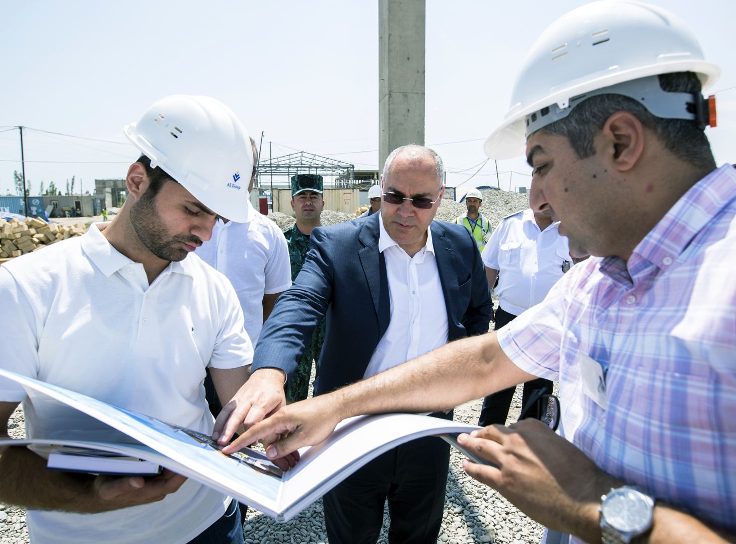 DGK sədri "Xanoba" gömrük postunda tikinti işləri ilə tanış olub (FOTO) - Gallery Image