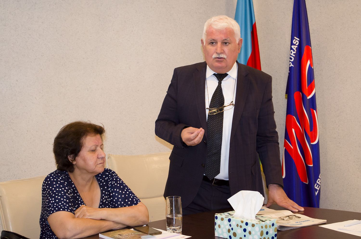 “Xocalının səsi” qəzetinin 30 illik yubileyinə həsr olunmuş toplantı keçirilib (FOTO) - Gallery Image