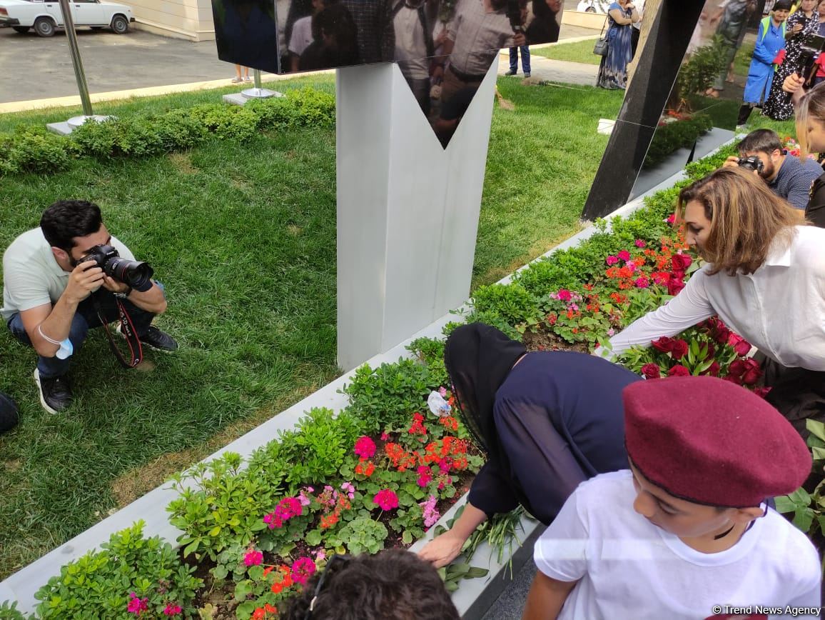 Polad Həşimovun adına yaradılan parkın açılışı olub (FOTO) - Gallery Image