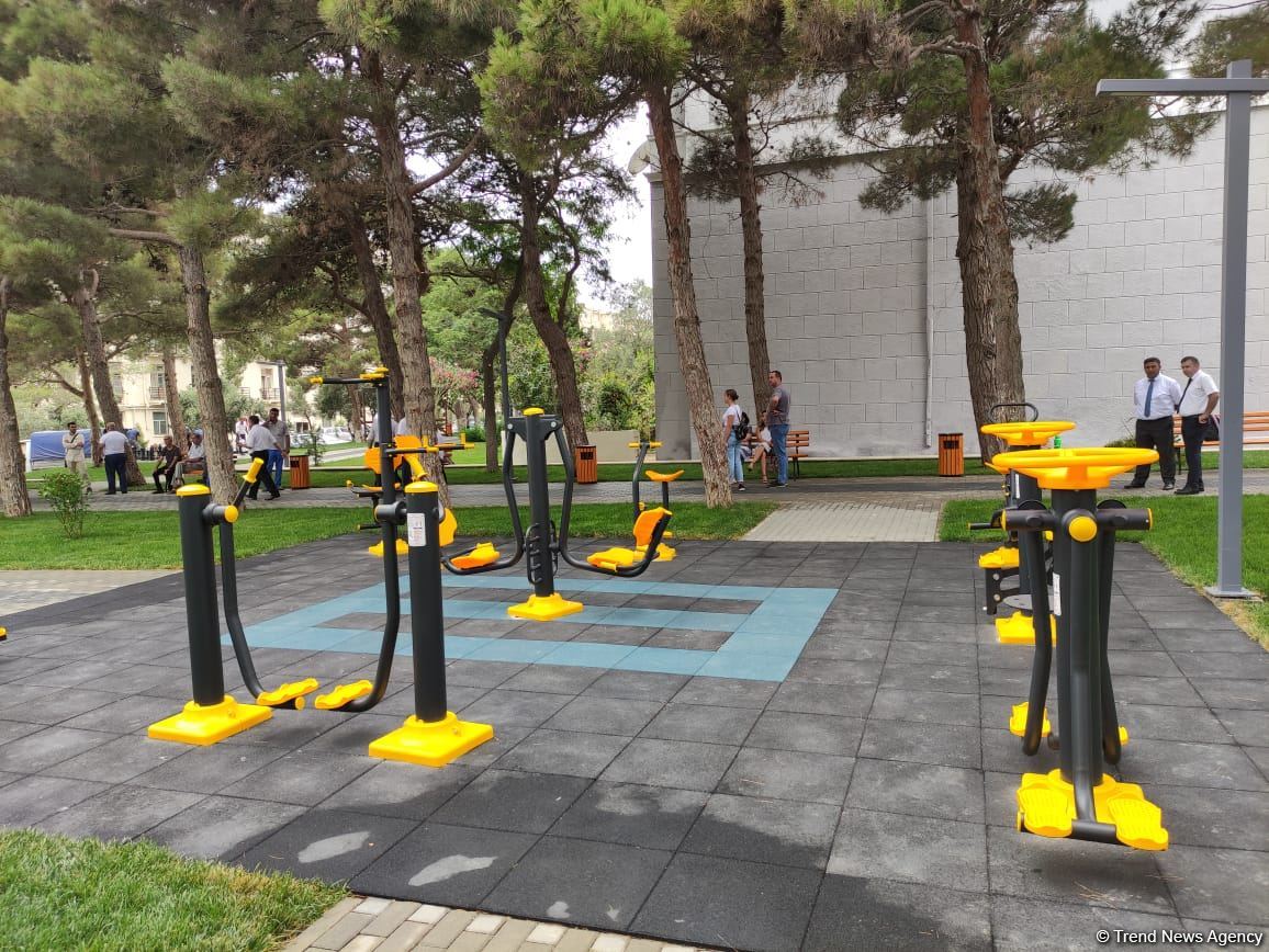 Polad Həşimovun adına yaradılan parkın açılışı olub (FOTO) - Gallery Image