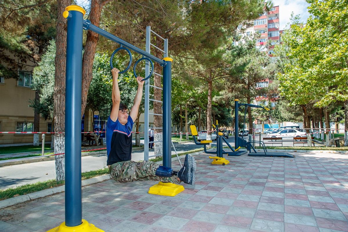 Daha bir qrup qazi yüksək texnologiyalı protezlərlə təmin edilib (FOTO) - Gallery Image