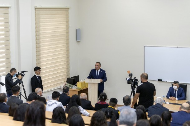 İnam Kərimov ADAU-da tədrisin təşkili prosesi ilə tanış oldu- FOTOLAR