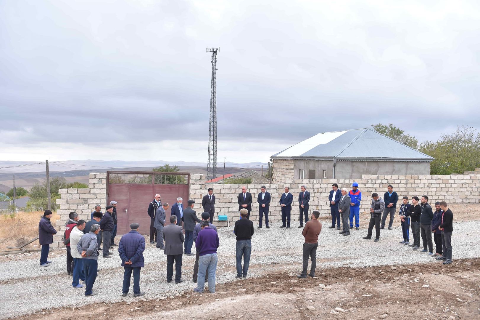Qobustanın Sündü kəndində mərkəzləşdirilmiş su təchizatı sistemləri istismara verilib (FOTO) - Gallery Image
