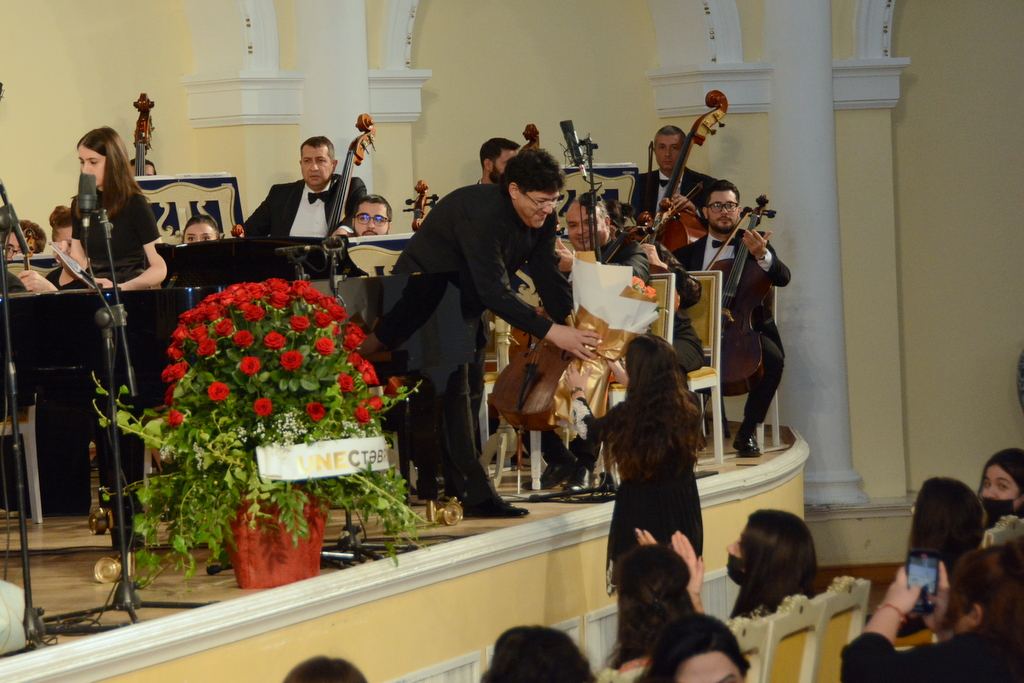 Bakı Musiqi Akademiyasından UNEC kollektivi üçün xüsusi konsert proqramı (FOTO) - Gallery Image