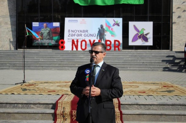 Novruz Aslanov Ismayıllıda “Zəfər günü”nü sakinlərlə birlikdə qeyd etdi - FOTOLAR