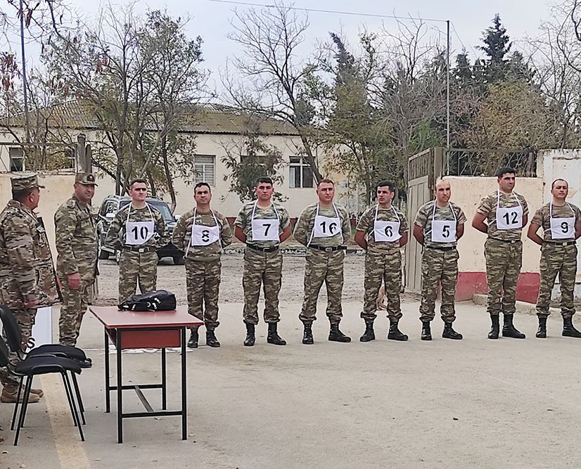Tabor komandirləri arasında yarış keçirilib (FOTO) - Gallery Image