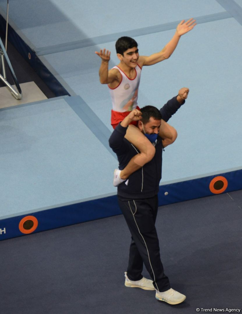 Azərbaycan gimnastı Batut Gimnastikası üzrə 28-ci Dünya Yaş Qrupları Yarışlarında qızıl medal qazanıb (FOTO) - Gallery Image