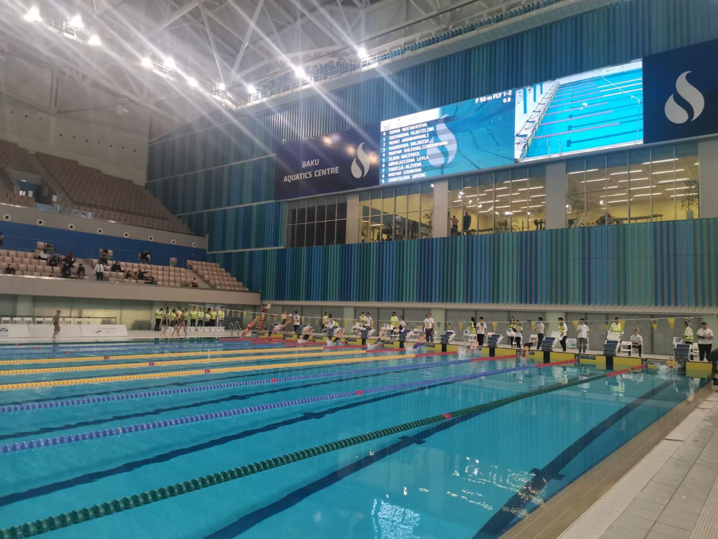 Üzgüçülük üzrə açıq Azərbaycan çempionatı keçirilir (FOTO) - Gallery Image