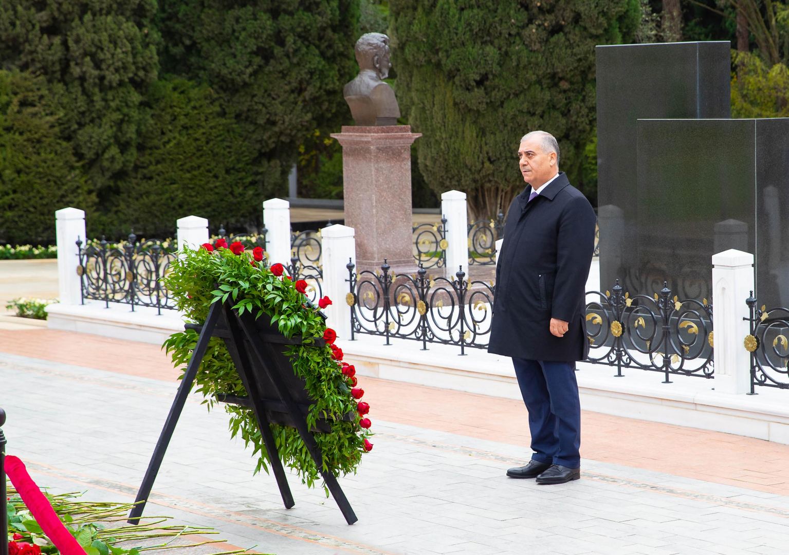 DTX-nin əməkdaşları Ulu Öndərin xatirəsini anıblar (FOTO) - Gallery Image