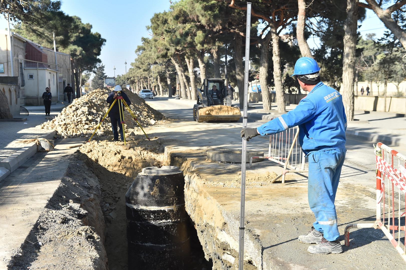 "Azərsu" bu rayonda yeni layihənin icrasına başlayıb (FOTO) - Gallery Image