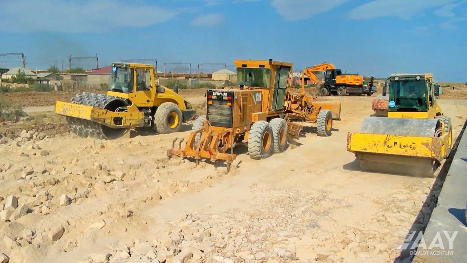 Tağıyev-Sumqayıt yolu 4 zolaqlı olacaq (FOTO/VİDEO) - Gallery Image