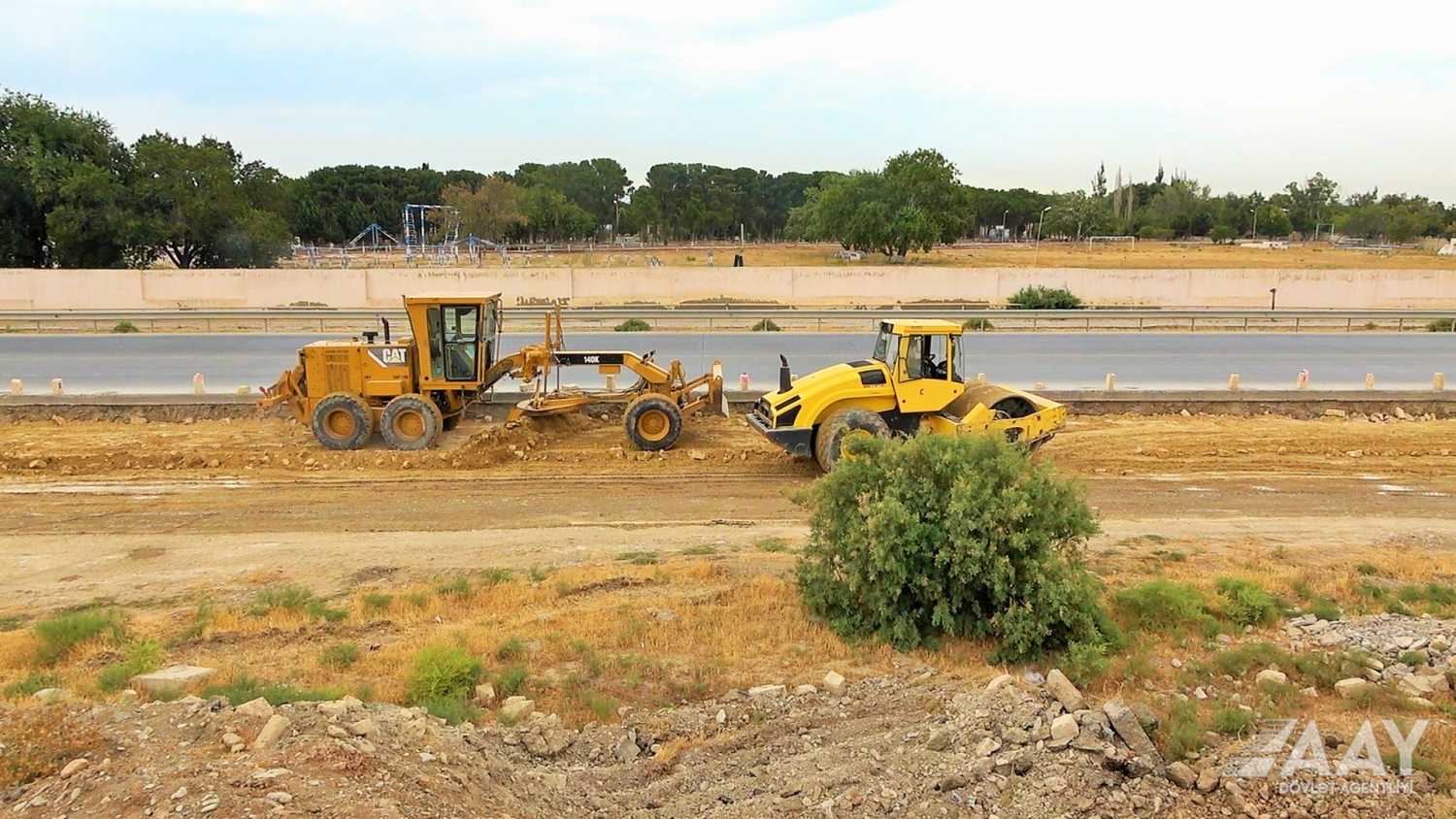 Tağıyev-Sumqayıt yolu 4 zolaqlı olacaq (FOTO/VİDEO) - Gallery Image