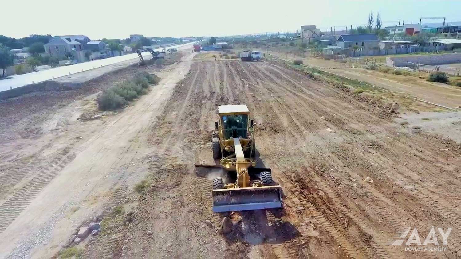 Tağıyev-Sumqayıt yolu 4 zolaqlı olacaq (FOTO/VİDEO) - Gallery Image
