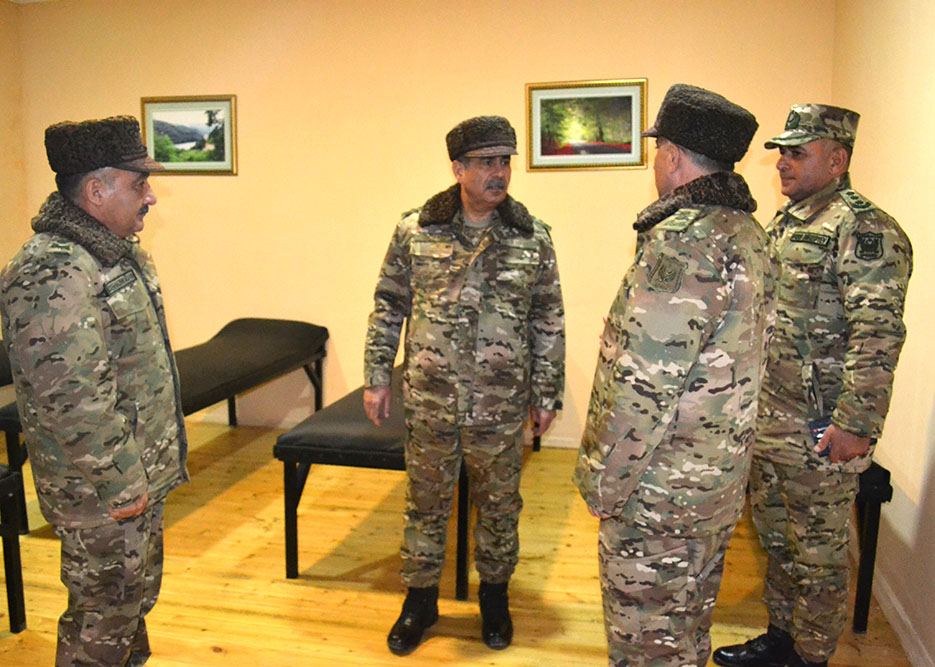 Hərbi hissələrdə yeni obyektlər istifadəyə verilib (FOTO/VİDEO) - Gallery Image