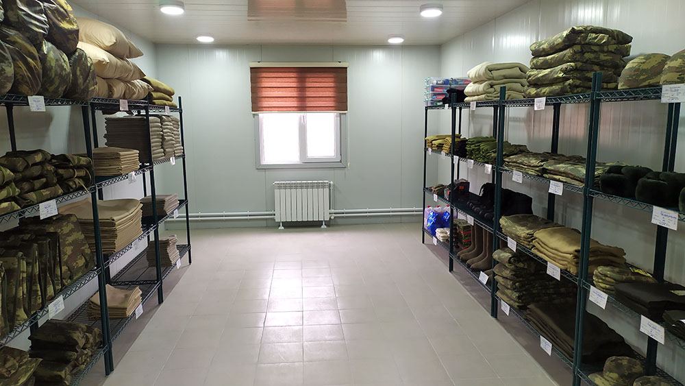 Hərbi hissələrdə yeni obyektlər istifadəyə verilib (FOTO/VİDEO) - Gallery Image