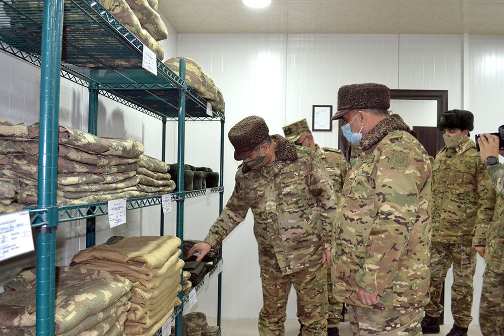 Hərbi hissələrdə yeni obyektlər istifadəyə verilib (FOTO/VİDEO) - Gallery Image