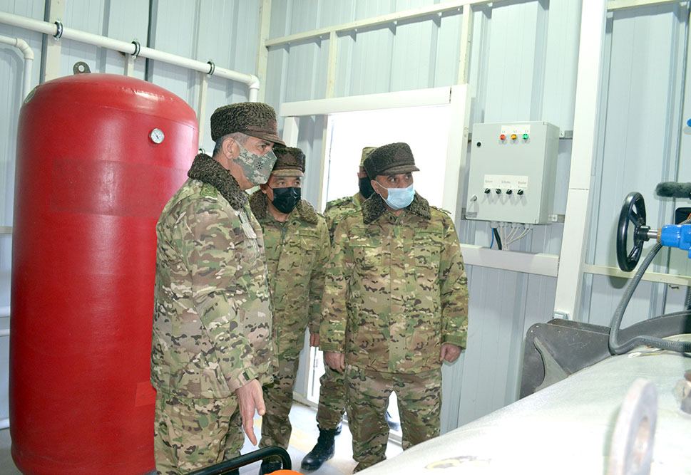 Hərbi hissələrdə yeni obyektlər istifadəyə verilib (FOTO/VİDEO) - Gallery Image