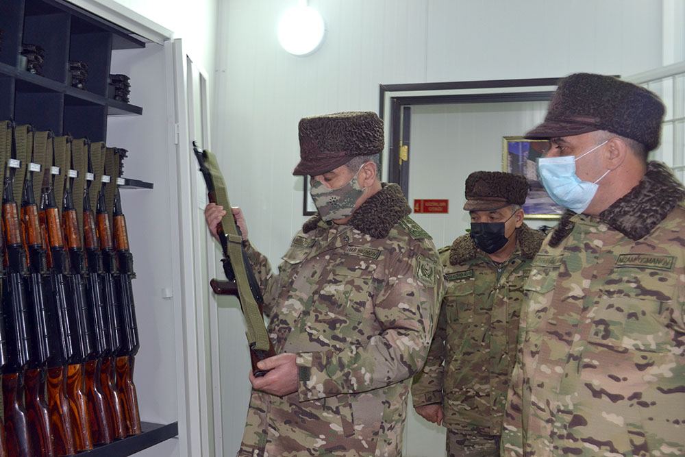 Hərbi hissələrdə yeni obyektlər istifadəyə verilib (FOTO/VİDEO) - Gallery Image