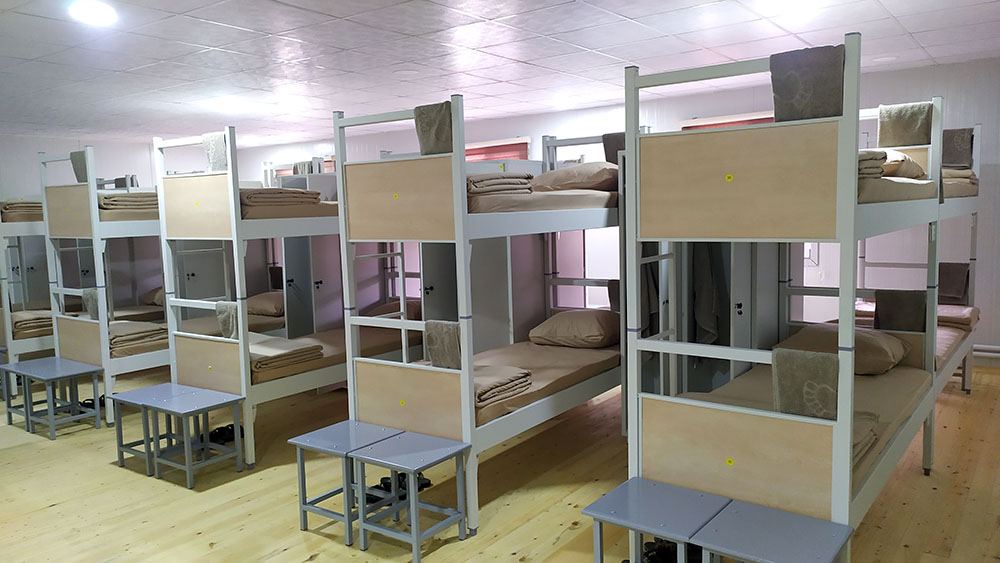 Hərbi hissələrdə yeni obyektlər istifadəyə verilib (FOTO/VİDEO) - Gallery Image