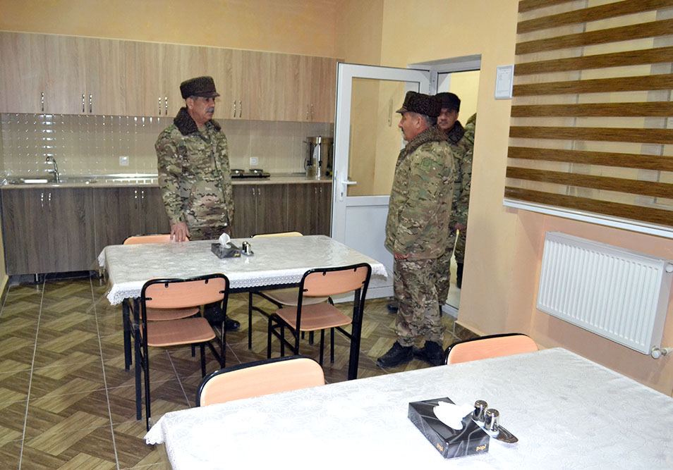 Hərbi hissələrdə yeni obyektlər istifadəyə verilib (FOTO/VİDEO) - Gallery Image