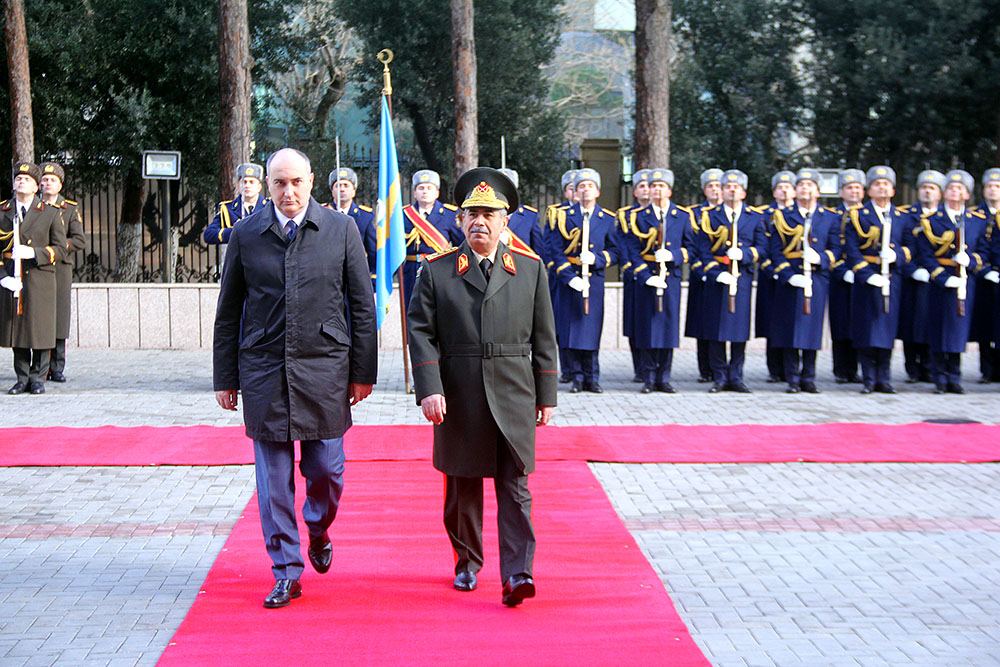 Bakıda Azərbaycan və Gürcüstan Müdafiə nazirlərinin görüşü keçirilib (FOTO/VİDEO) - Gallery Image