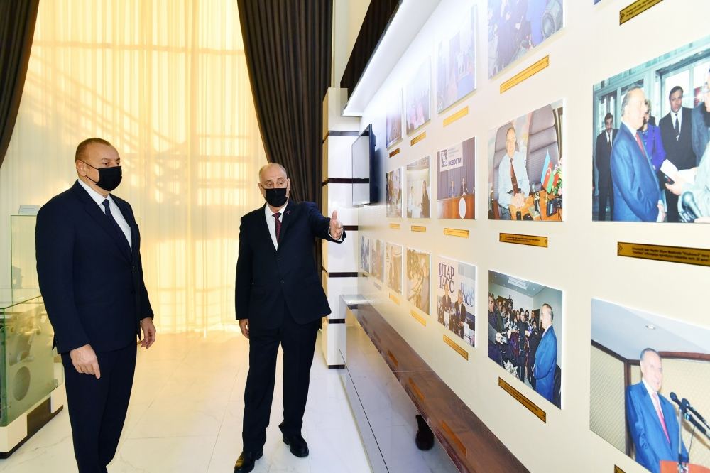 Prezident İlham Əliyev AZƏRTAC-ın yeni binası ilə tanış olub (FOTO) - Gallery Image