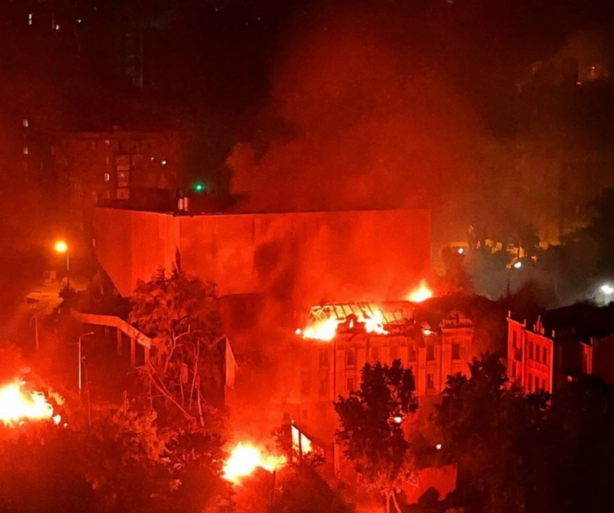 Azərbaycanın Ukraynadakı səfirliyinə yaxın ərazilər&nbsp;VURULDU