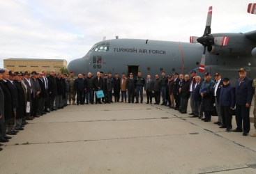 Türkiyəli qazilər Azərbaycana gəldi - FOTO